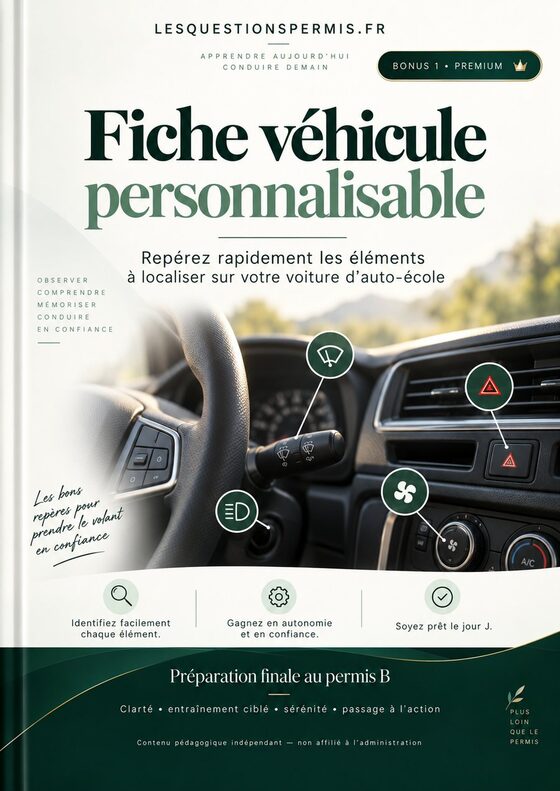 Couverture — Fiche véhicule personnalisable